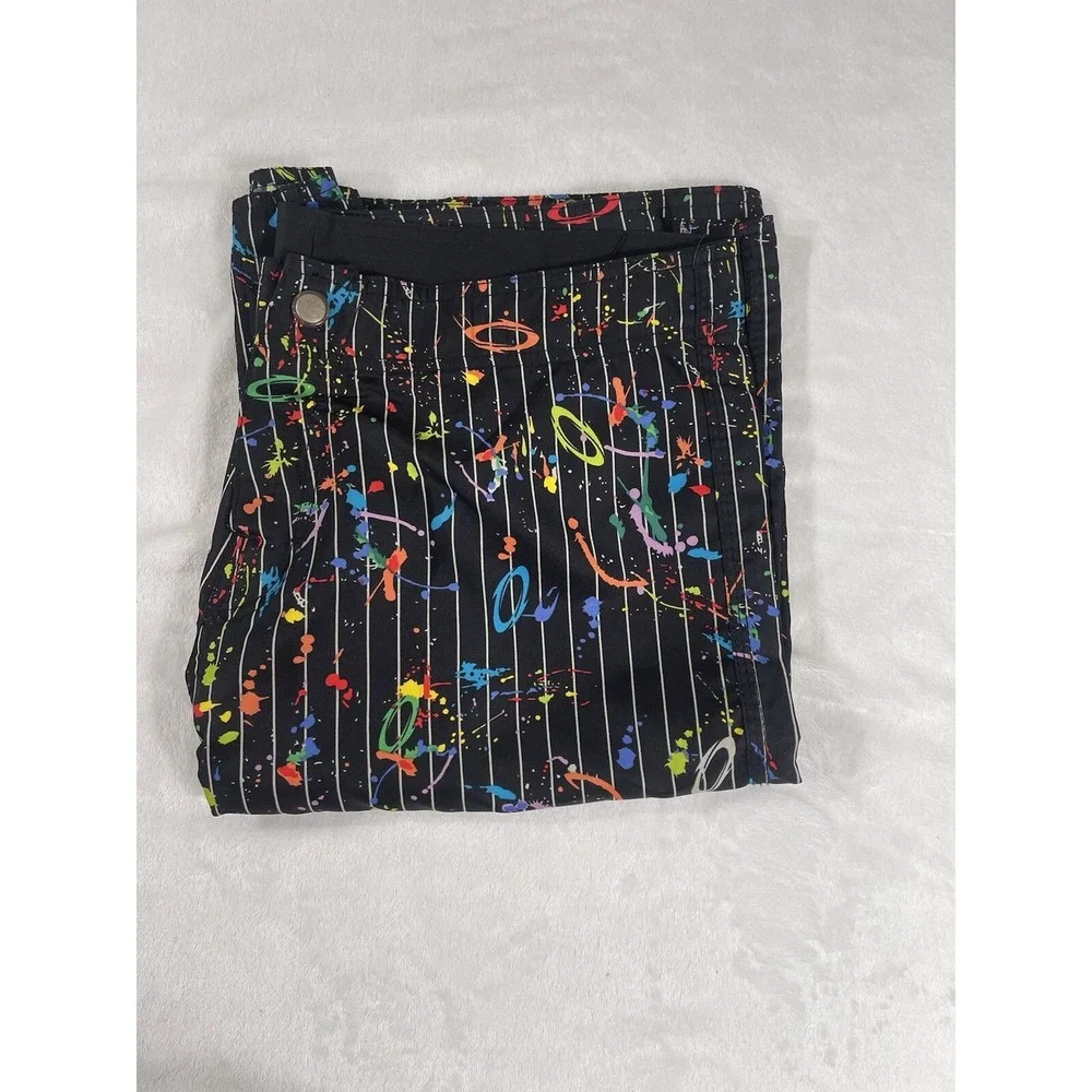 Surf Swim Shorts‎ Trunks Surf Sz 36 Black Art Paints Brazilian Rota Do Mar NEW